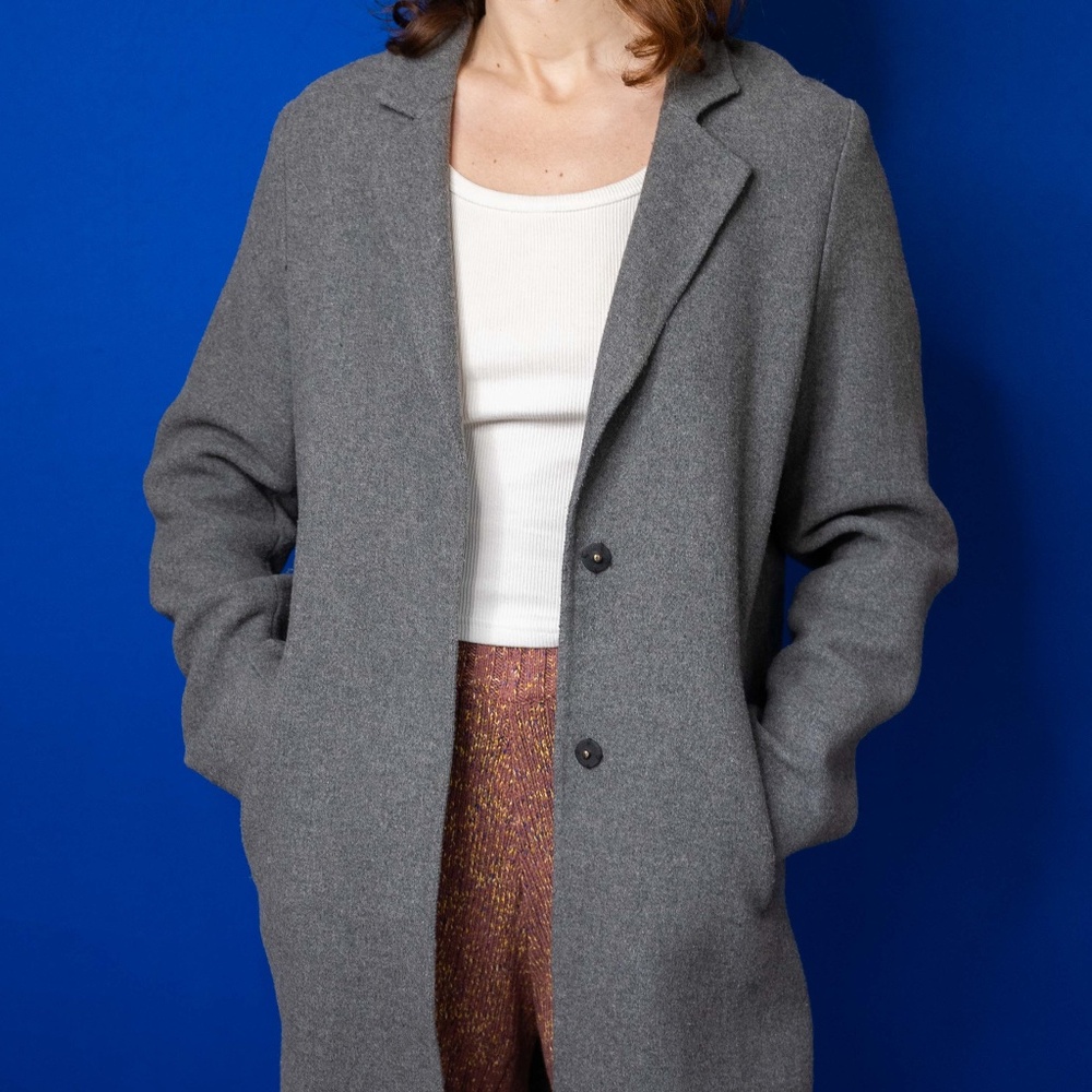 Classic Gray Peacoat